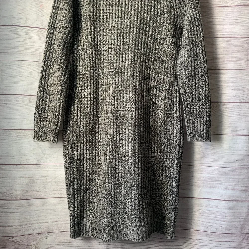 Ashley by 26 International Long Knit Sweater Open Front Pockets Size Medium